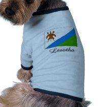 Lesotho Flag Design pet clothing