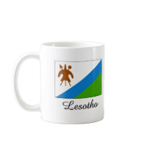 Lesotho Flag Design mugs by flagshirt Lesotho Flag Design mugs
