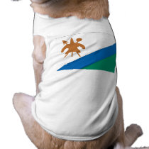 Lesotho Flag pet clothing by flagshirts Lesotho Flag pet clothing