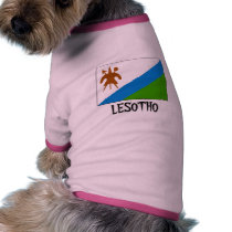 Lesotho Flag pet clothing