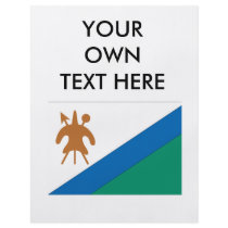 Lesotho Flag flyers
