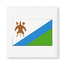Lesotho FLAG International magnets