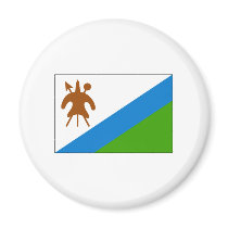 Lesotho FLAG International magnets