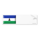Lesotho Flag Jewel Bumper Sticker