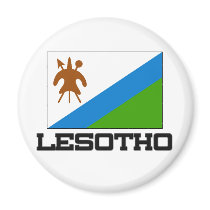 Lesotho Flag magnets