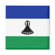 Lesotho Flag Magnet