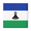 Lesotho Flag Magnet by FlagAndMap Lesotho Flag Magnet