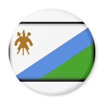 Lesotho Flag magnets