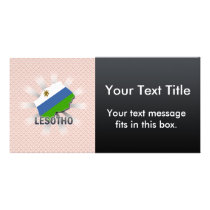 Lesotho Flag Map 2.0 Photo Card Template