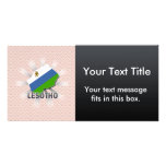 Lesotho Flag Map 2.0 Photo Card Template