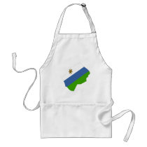 Lesotho flag map aprons by FlagStore Lesotho flag map aprons