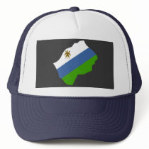 Lesotho flag map hats