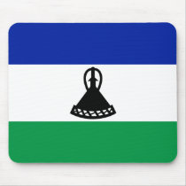 Lesotho Flag Mousepad