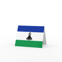 Lesotho Flag Notecard