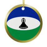 Lesotho Flag Ornament
