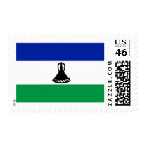 Lesotho Flag postage