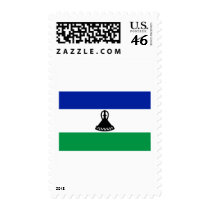 Lesotho Flag postage