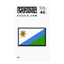 Lesotho Flag postage