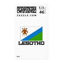 Lesotho Flag postage