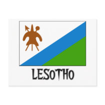 Lesotho Flag postcards