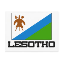 Lesotho Flag postcards