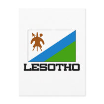 Lesotho Flag postcards