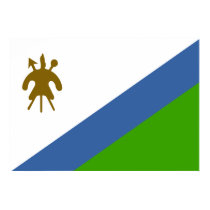 Lesotho Flag posters