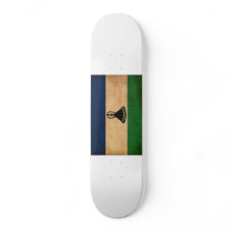 Lesotho Flag Custom Skateboard