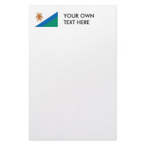 Lesotho Flag Custom Stationery