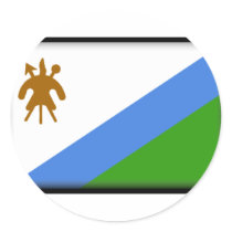 Lesotho Flag stickers