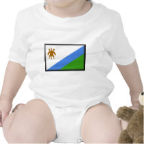 Lesotho Flag T Shirt