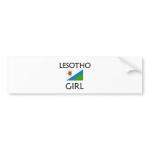 LESOTHO GIRL bumper stickers