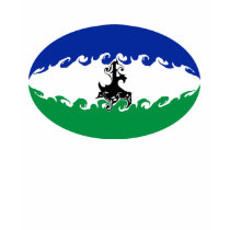 Lesotho Gnarly Flag T-Shirt