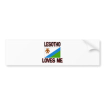 Lesotho Loves Me bumper stickers