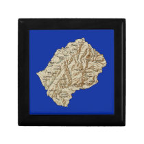 Lesotho Map Gift Box