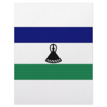 Lesotho National Flag Letterhead Design