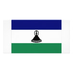 Lesotho National Flag Custom Photo Card