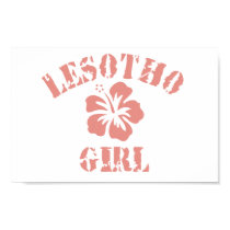 Lesotho Pink Girl posters