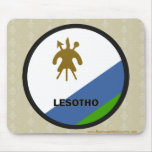 Lesotho Roundel quality Flag Mousepads