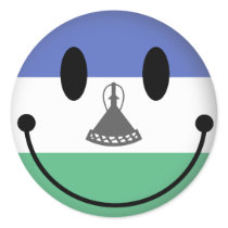 Lesotho Smiley Stickers