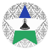 Lesotho Star Stickers