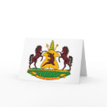 Lesoto Coat of Arms Greeting Card