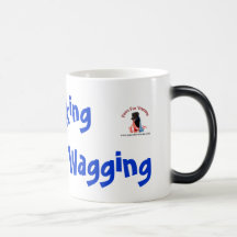 Less Barking More Wagging Morphing Mug