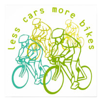 Less cars more bikes posters by novaideo Less cars more bikes posters
