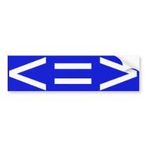 Less is More Bumper Sticker