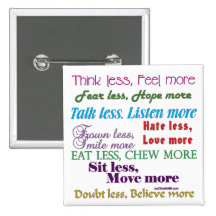 Less is More Button