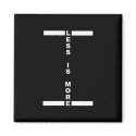 LESS IS MORE magnets by NewSignCreation LESS IS MORE magnets