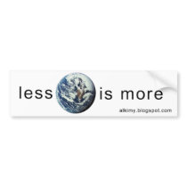 Less-Is-More-Sticker 2 bumper stickers