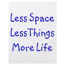 Less Stuff flyers