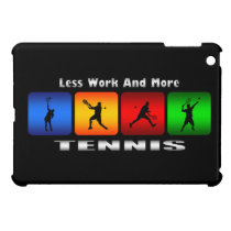Less Work And More Tennis iPad Mini Case (Male) ipad mini cases